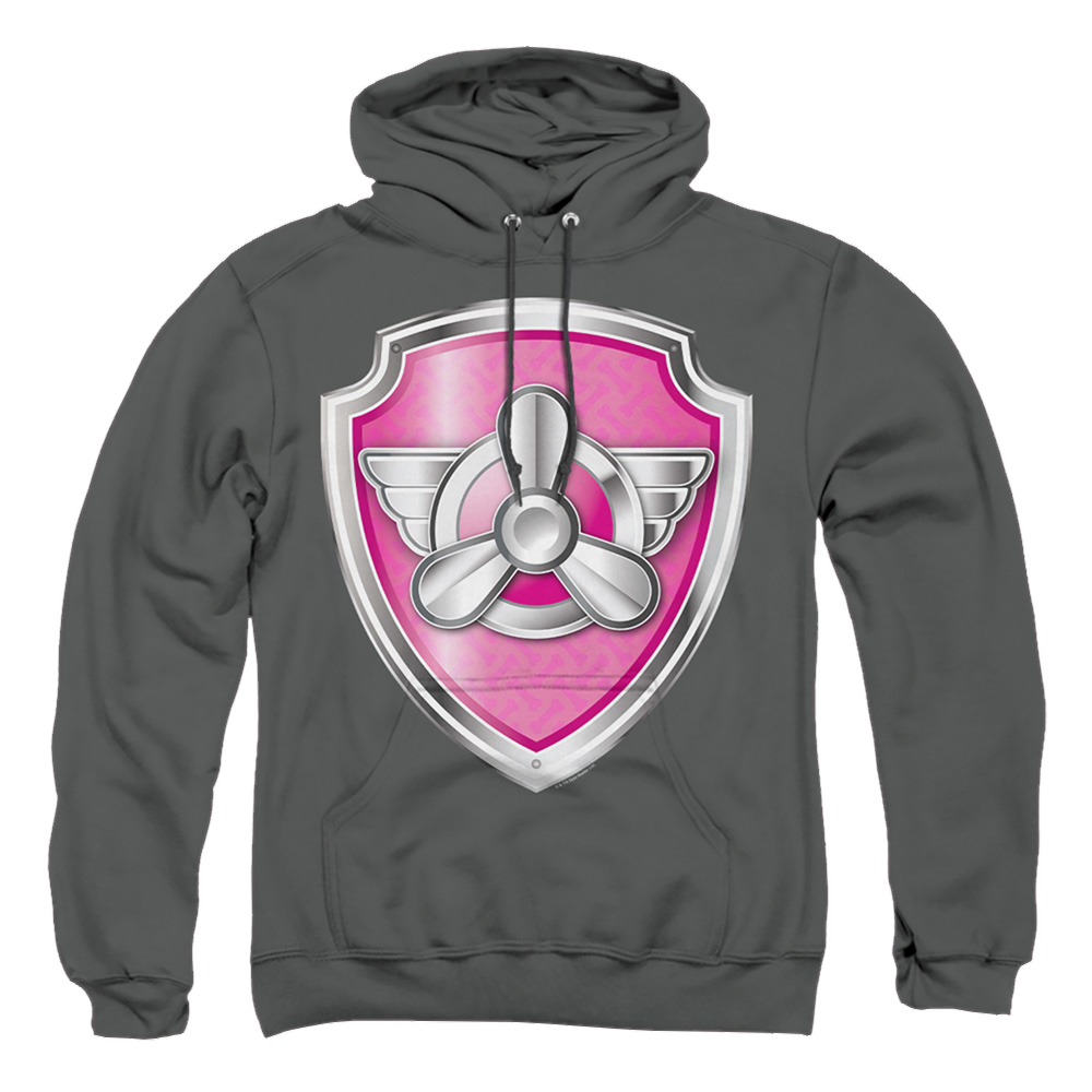 Paw Patrol Skye Badge - Pullover Hoodie Pullover Hoodie Paw Patrol   