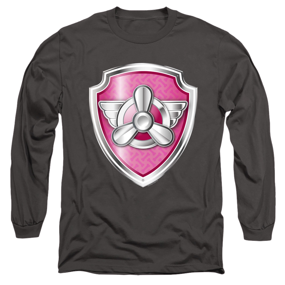Paw Patrol Skye Badge - Men's Long Sleeve T-Shirt Men's Long Sleeve T-Shirt Paw Patrol   