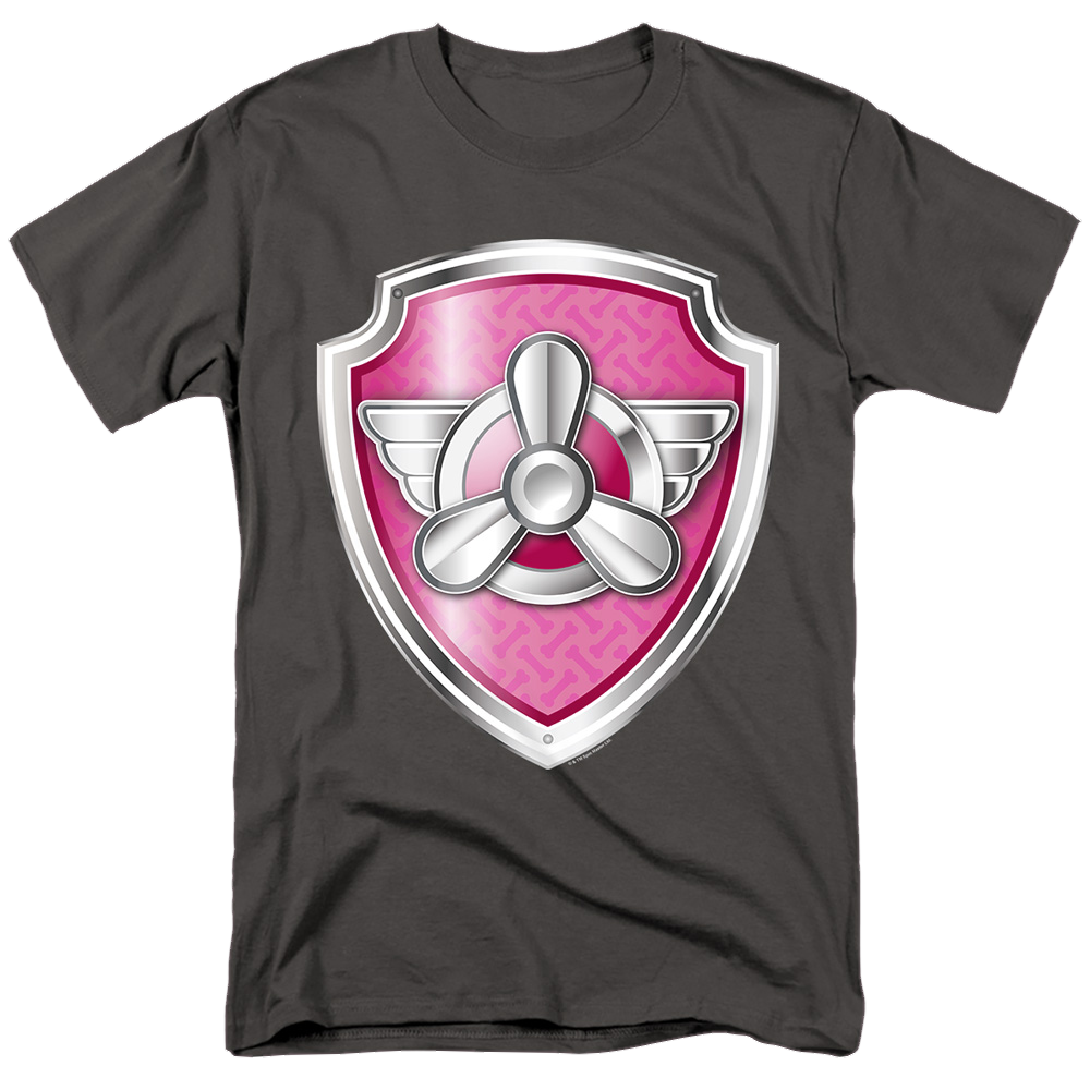 Paw Patrol Skye Badge - Men's Regular Fit T-Shirt Men's Regular Fit T-Shirt Paw Patrol   