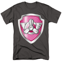 Paw Patrol Skye Badge - Men's Regular Fit T-Shirt Men's Regular Fit T-Shirt Paw Patrol   