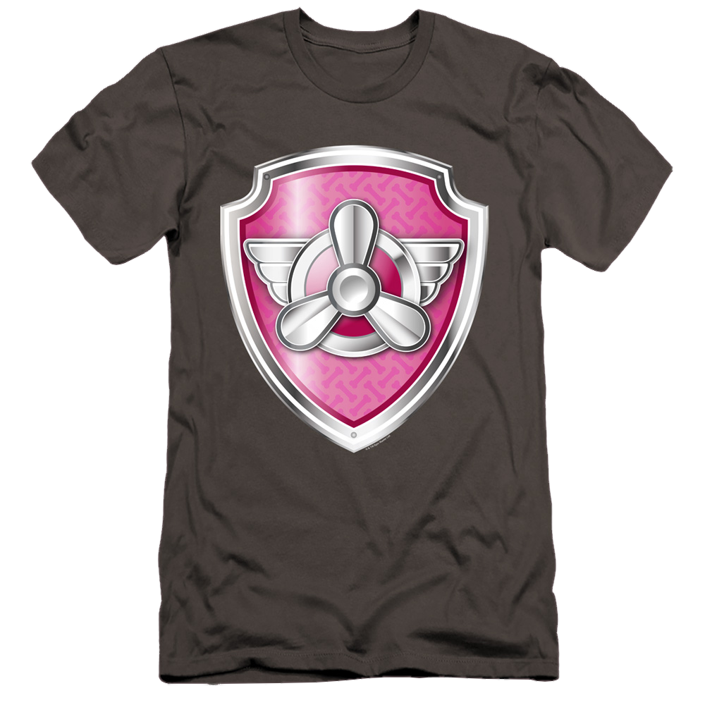 Paw Patrol Skye Badge - Men's Premium Slim Fit T-Shirt Men's Premium Slim Fit T-Shirt Paw Patrol   