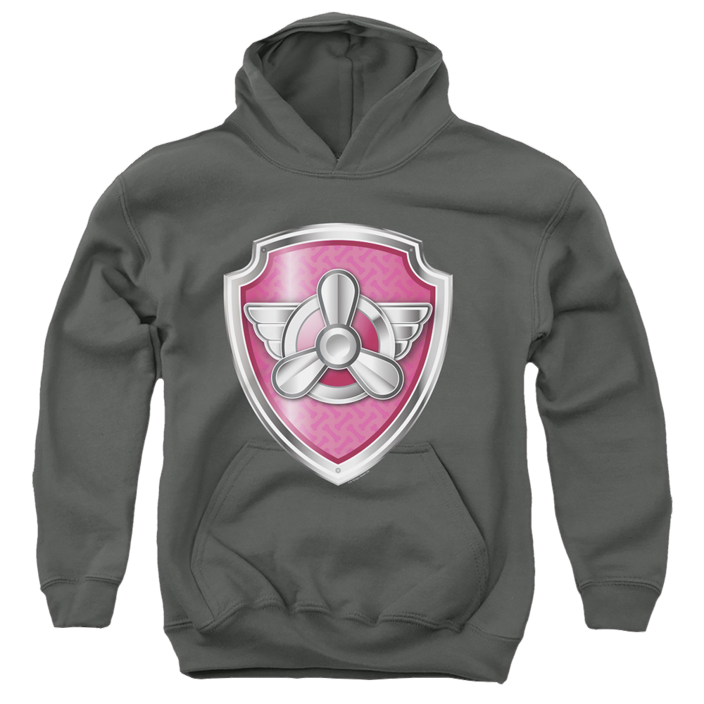 Paw Patrol Skye Badge - Youth Hoodie Youth Hoodie (Ages 8-12) Paw Patrol   
