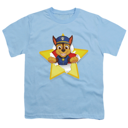 Paw Patrol Chase Torn Star - Youth T-Shirt Youth T-Shirt (Ages 8-12) Paw Patrol   