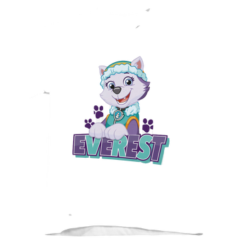 White kid's t-shirt for ages 4 to 7 with Paw Patrol Everest graphic
