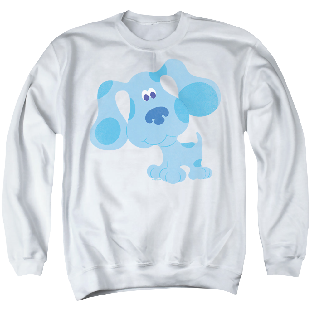 Blue's Clues Blue Hug - Men's Crewneck Sweatshirt Men's Crewneck Sweatshirt Blue's Clues   