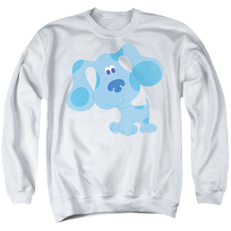 Blue's Clues Blue Hug - Men's Crewneck Sweatshirt Men's Crewneck Sweatshirt Blue's Clues   