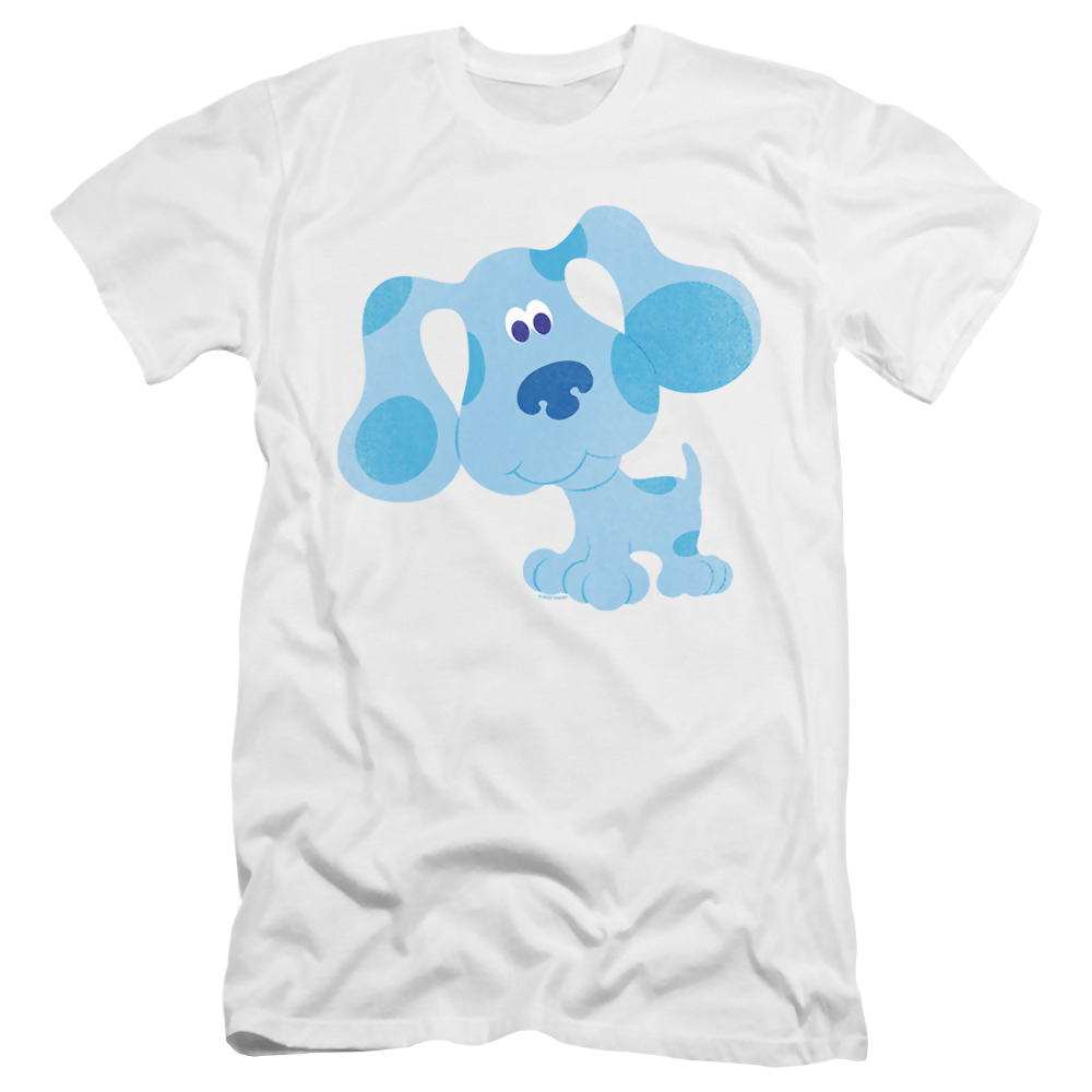 Blue's Clues Blue Hug - Men's Premium Slim Fit T-Shirt Men's Premium Slim Fit T-Shirt Blue's Clues   