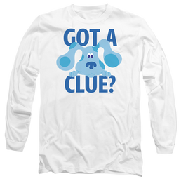 Blue's Clues Get A Clue - Men's Long Sleeve T-Shirt Men's Long Sleeve T-Shirt Blue's Clues   