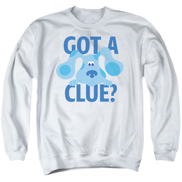 Blue's Clues Get A Clue - Men's Crewneck Sweatshirt Men's Crewneck Sweatshirt Blue's Clues   