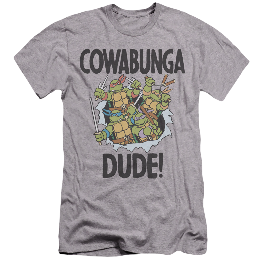 Teenage Mutant Ninja Turtles Cowabunga Dude Pf - Men's Premium Slim Fit T-Shirt Men's Premium Slim Fit T-Shirt Teenage Mutant Ninja Turtles   