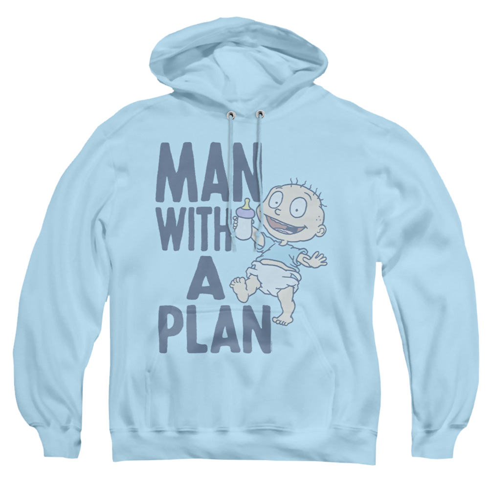 Rugrats Man With A Plan - Pullover Hoodie Pullover Hoodie Rugrats   