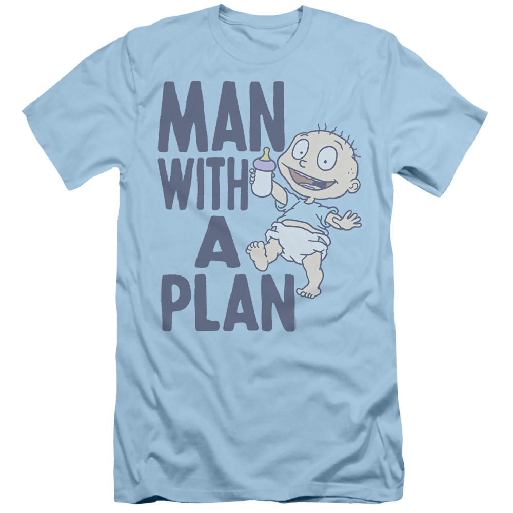 Rugrats Man With A Plan - Men's Slim Fit T-Shirt Men's Slim Fit T-Shirt Rugrats   