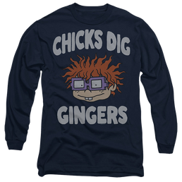 Rugrats Chicks Dig Gingers - Men's Long Sleeve T-Shirt Men's Long Sleeve T-Shirt Rugrats   