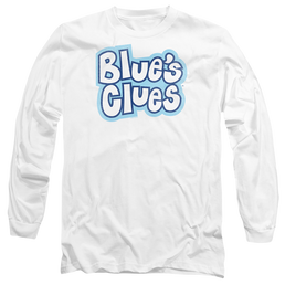 Blue's Clues Blue'S Clues Vintage Logo - Men's Long Sleeve T-Shirt Men's Long Sleeve T-Shirt Blue's Clues   