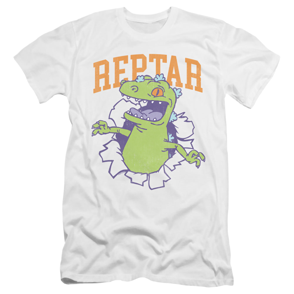 Rugrats Reptar Shirt Rip - Men's Premium Slim Fit T-Shirt Men's Premium Slim Fit T-Shirt Rugrats   