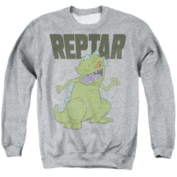 Rugrats Reptar Big - Men's Crewneck Sweatshirt Men's Crewneck Sweatshirt Rugrats   