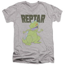 Rugrats Reptar Big - Men's V-Neck T-Shirt Men's V-Neck T-Shirt Rugrats   