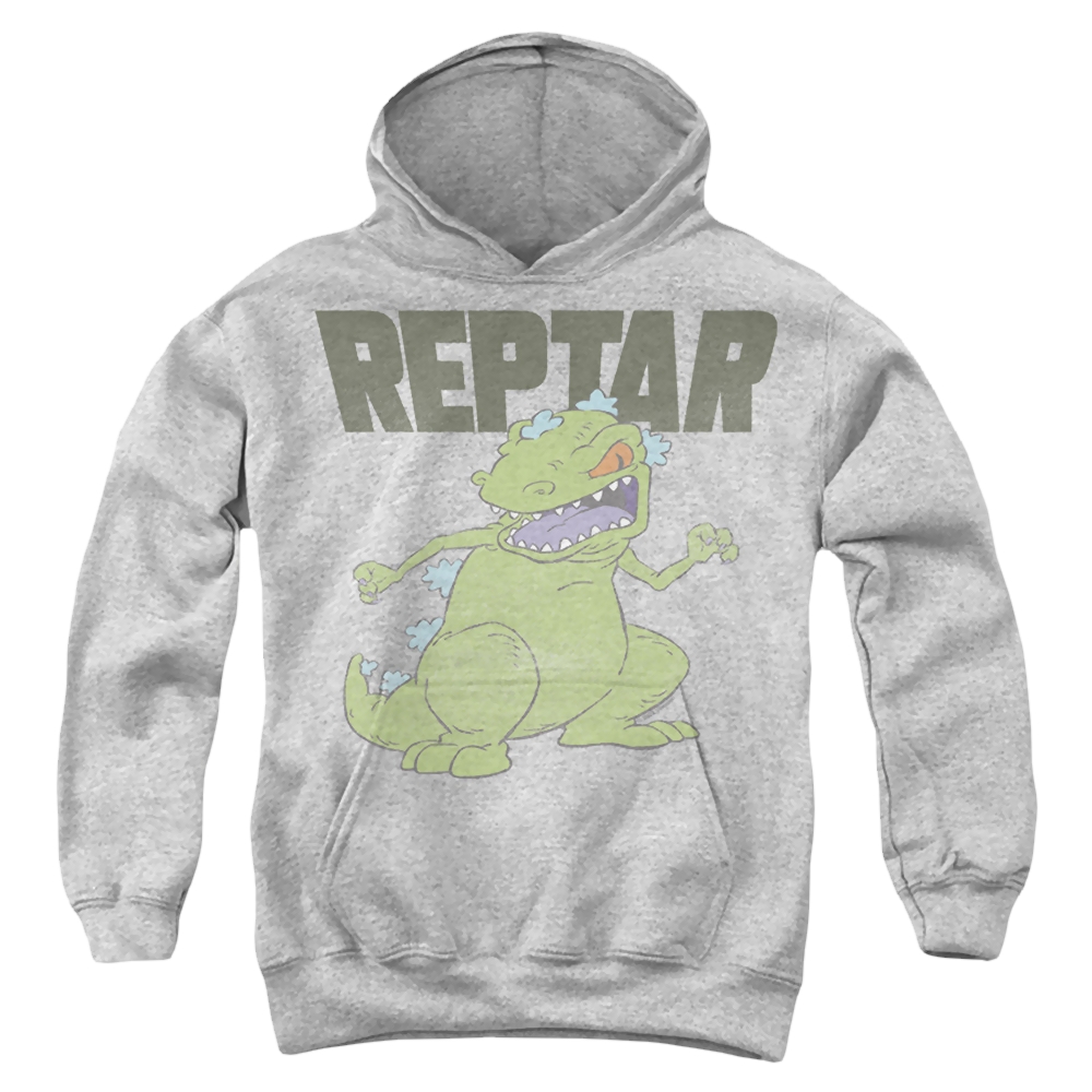 Rugrats Reptar Big - Youth Hoodie Youth Hoodie (Ages 8-12) Rugrats   