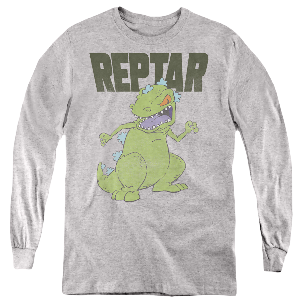 Rugrats Reptar Big - Youth Long Sleeve T-Shirt Youth Long Sleeve T-Shirt Rugrats   