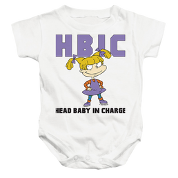 Rugrats Head Baby In Charge - Baby Bodysuit Baby Bodysuit Rugrats   