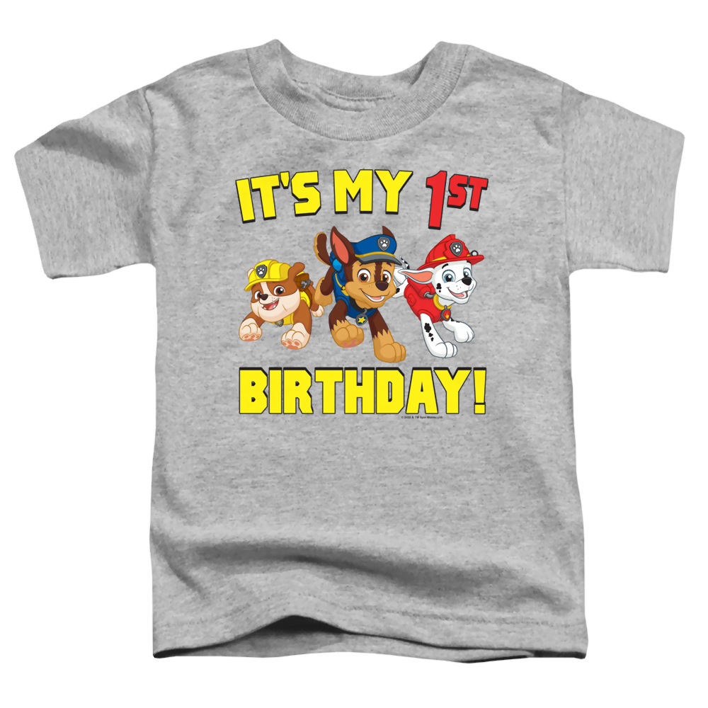 Paw Patrol Group Happy Birthday - Toddler T-Shirt Toddler T-Shirt Paw Patrol   