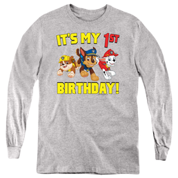 Paw Patrol Group Happy Birthday - Youth Long Sleeve T-Shirt Youth Long Sleeve T-Shirt Paw Patrol   