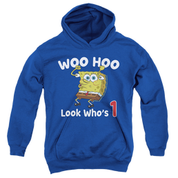 SpongeBob SquarePants Woo Hoo Birthday - Youth Hoodie Youth Hoodie (Ages 8-12) SpongeBob SquarePants   
