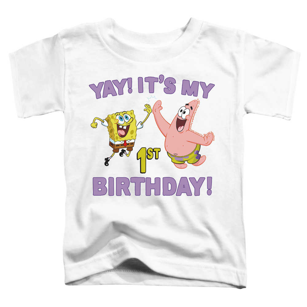 SpongeBob SquarePants Yay Birthday - Toddler T-Shirt Toddler T-Shirt SpongeBob SquarePants   