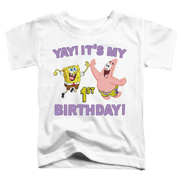 SpongeBob SquarePants Yay Birthday - Toddler T-Shirt Toddler T-Shirt SpongeBob SquarePants   