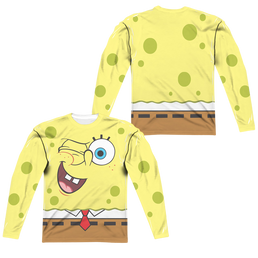 SpongeBob SquarePants Wink Face - Men's All-Over Print Long Sleeve Men's All-Over Print Long Sleeve SpongeBob SquarePants   