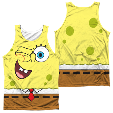 SpongeBob SquarePants Wink Face men's all-over print tank