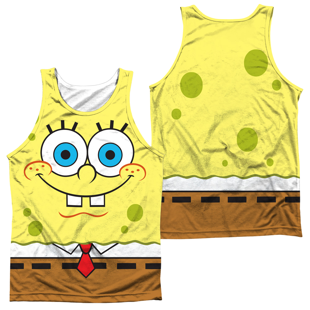 SpongeBob SquarePants Smiling Face - Men's All Over Print Tank Top Men's All Over Print Tank SpongeBob SquarePants   