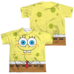 SpongeBob SquarePants Smiling Face - Youth All-Over Print T-Shirt Youth All-Over Print T-Shirt (Ages 8-12) SpongeBob SquarePants   