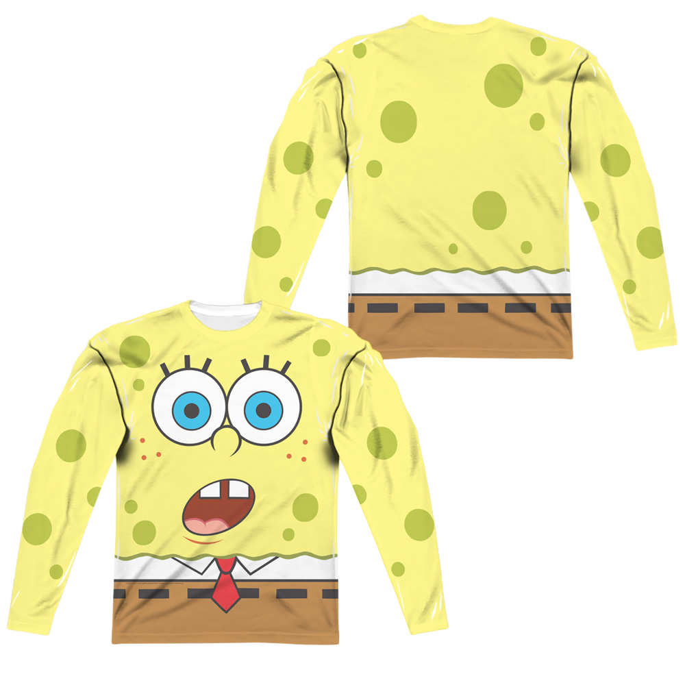 SpongeBob SquarePants Surprise Face - Men's All-Over Print Long Sleeve Men's All-Over Print Long Sleeve SpongeBob SquarePants   
