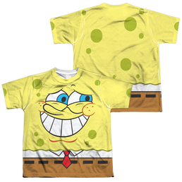 SpongeBob SquarePants Guilty Face - Youth All-Over Print T-Shirt Youth All-Over Print T-Shirt (Ages 8-12) SpongeBob SquarePants   