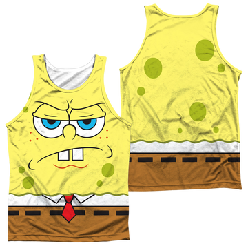 SpongeBob SquarePants Angry Face men's all-over print tank