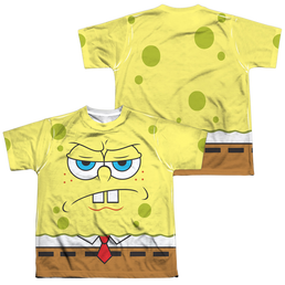 SpongeBob SquarePants Angry Face - Youth All-Over Print T-Shirt Youth All-Over Print T-Shirt (Ages 8-12) SpongeBob SquarePants   