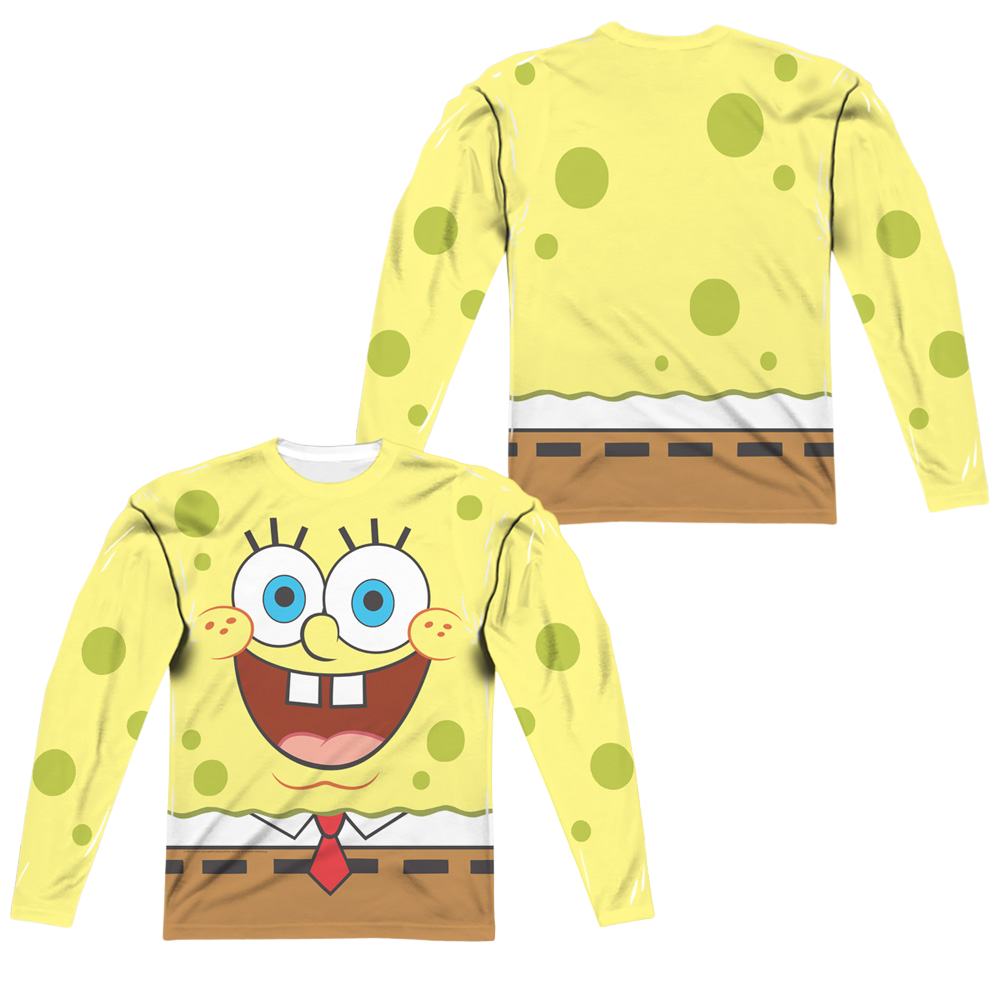 SpongeBob SquarePants Goofy Face - Men's All-Over Print Long Sleeve Men's All-Over Print Long Sleeve SpongeBob SquarePants   