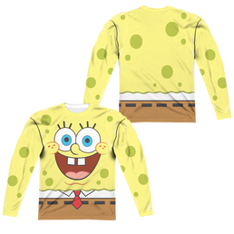 SpongeBob SquarePants Goofy Face - Men's All-Over Print Long Sleeve Men's All-Over Print Long Sleeve SpongeBob SquarePants   
