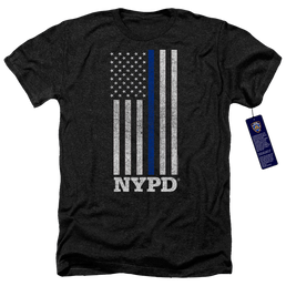 New York City Thin Blue Line Men's Heather T-Shirt Men's Heather T-Shirt New York City   