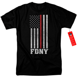 NYC Thin Red Line - Men's Regular Fit T-Shirt Men's Regular Fit T-Shirt New York City   