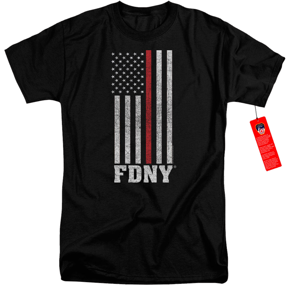 NYC Thin Red Line - Men's Tall Fit T-Shirt Men's Tall Fit T-Shirt New York City   