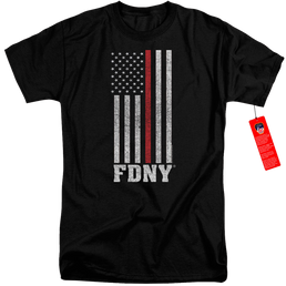 NYC Thin Red Line - Men's Tall Fit T-Shirt Men's Tall Fit T-Shirt New York City   