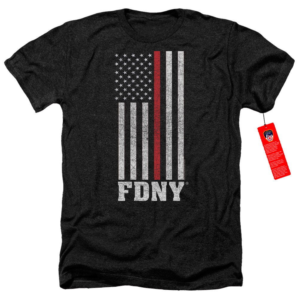 NYC Thin Red Line - Men's Heather T-Shirt Men's Heather T-Shirt New York City   
