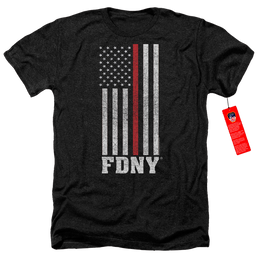 NYC Thin Red Line - Men's Heather T-Shirt Men's Heather T-Shirt New York City   