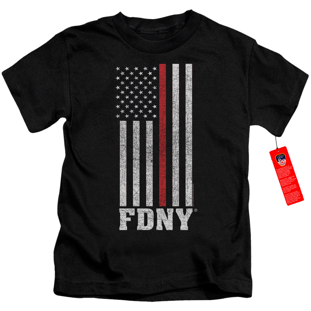NYC Thin Red Line - Kid's T-Shirt Kid's T-Shirt (Ages 4-7) New York City   