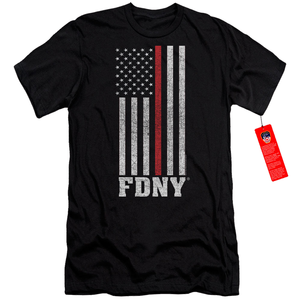 NYC Thin Red Line - Men's Premium Slim Fit T-Shirt Men's Premium Slim Fit T-Shirt New York City   