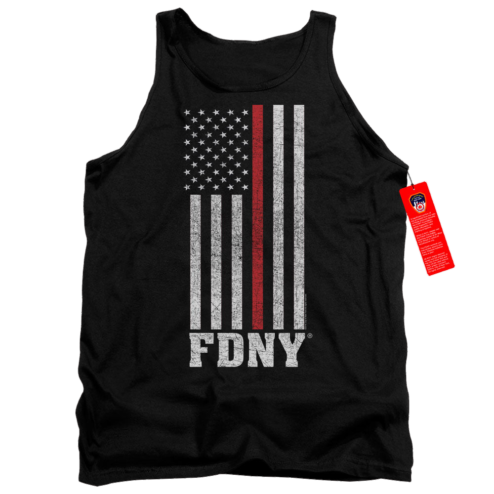 NYC Thin Red Line - Men's Tank Top Men's Tank New York City   