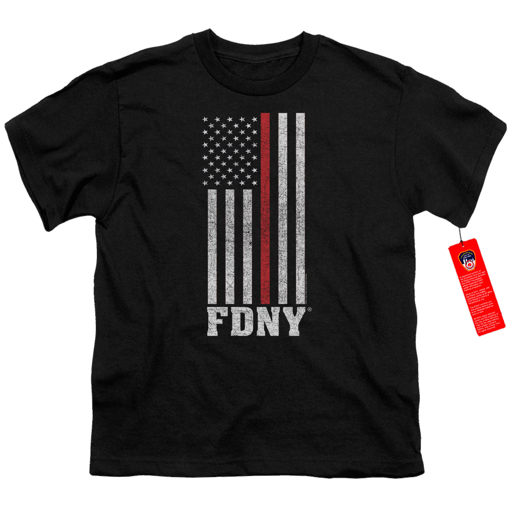 NYC Thin Red Line - Youth T-Shirt Youth T-Shirt (Ages 8-12) New York City   