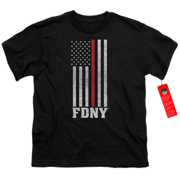 NYC Thin Red Line - Youth T-Shirt Youth T-Shirt (Ages 8-12) New York City   